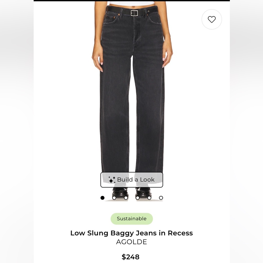 AGOLDE low slung baggy